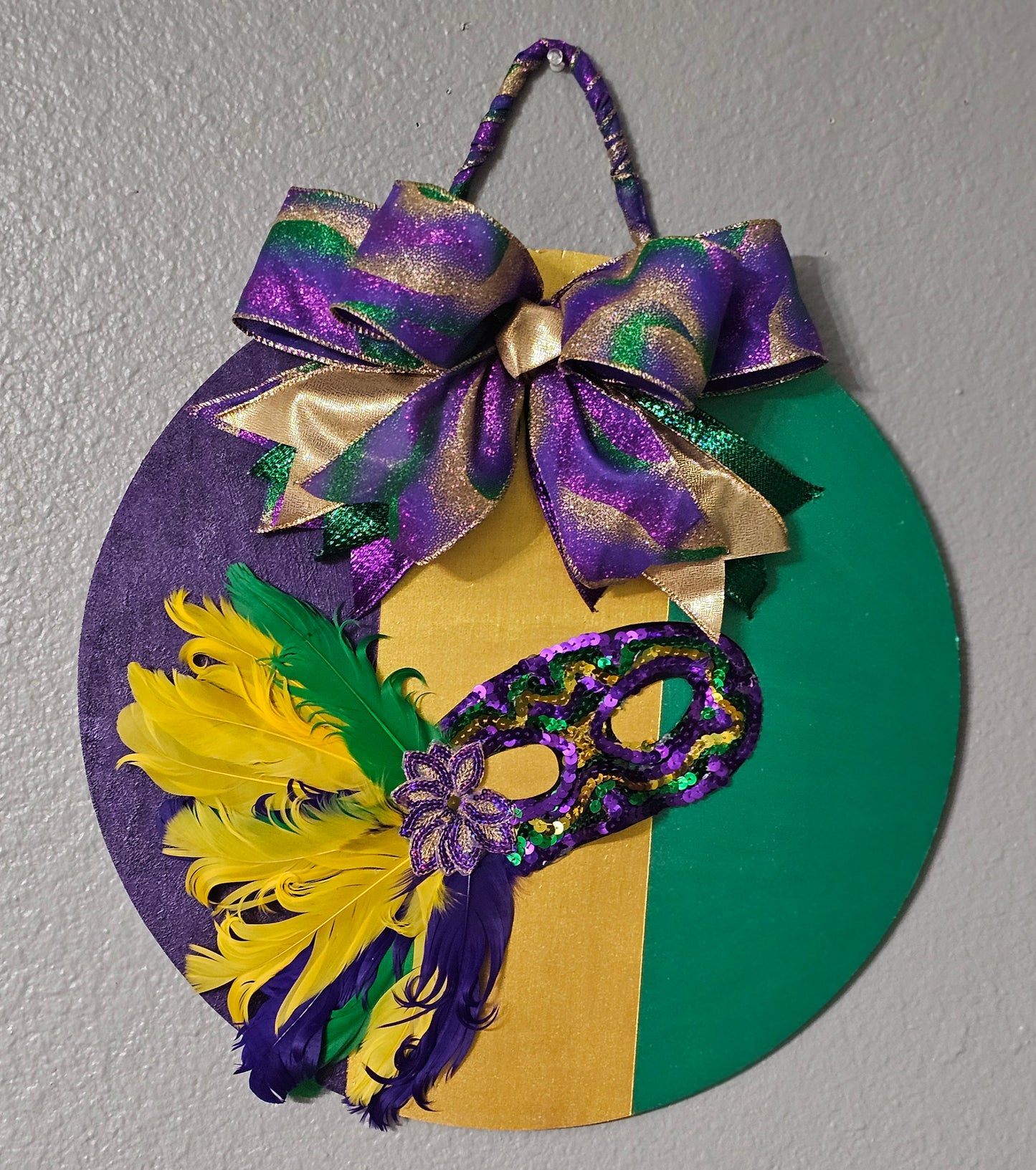 Mardi Gras Doorhanger