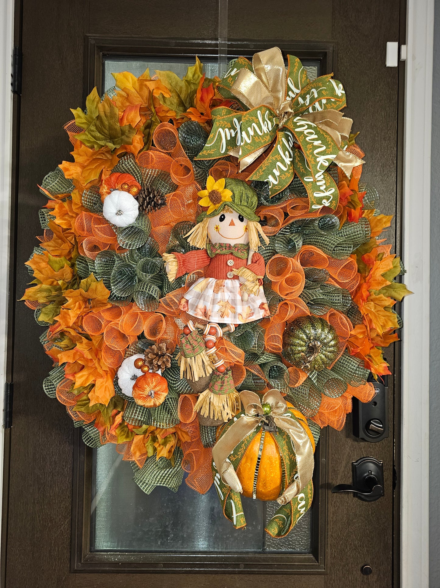 Fall Scarecrow Wreath