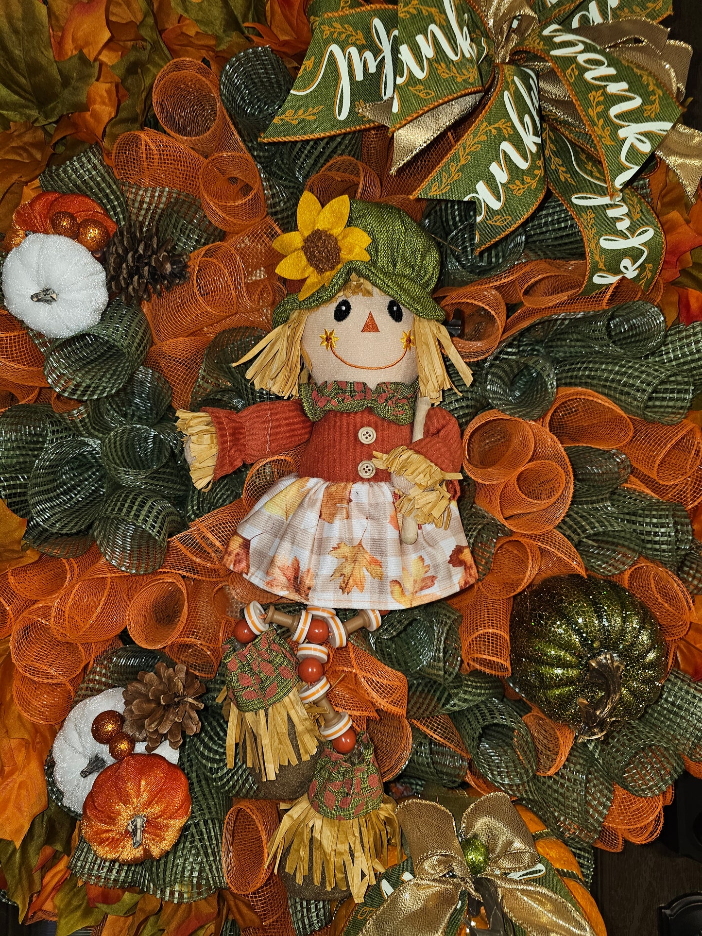 Fall Scarecrow Wreath