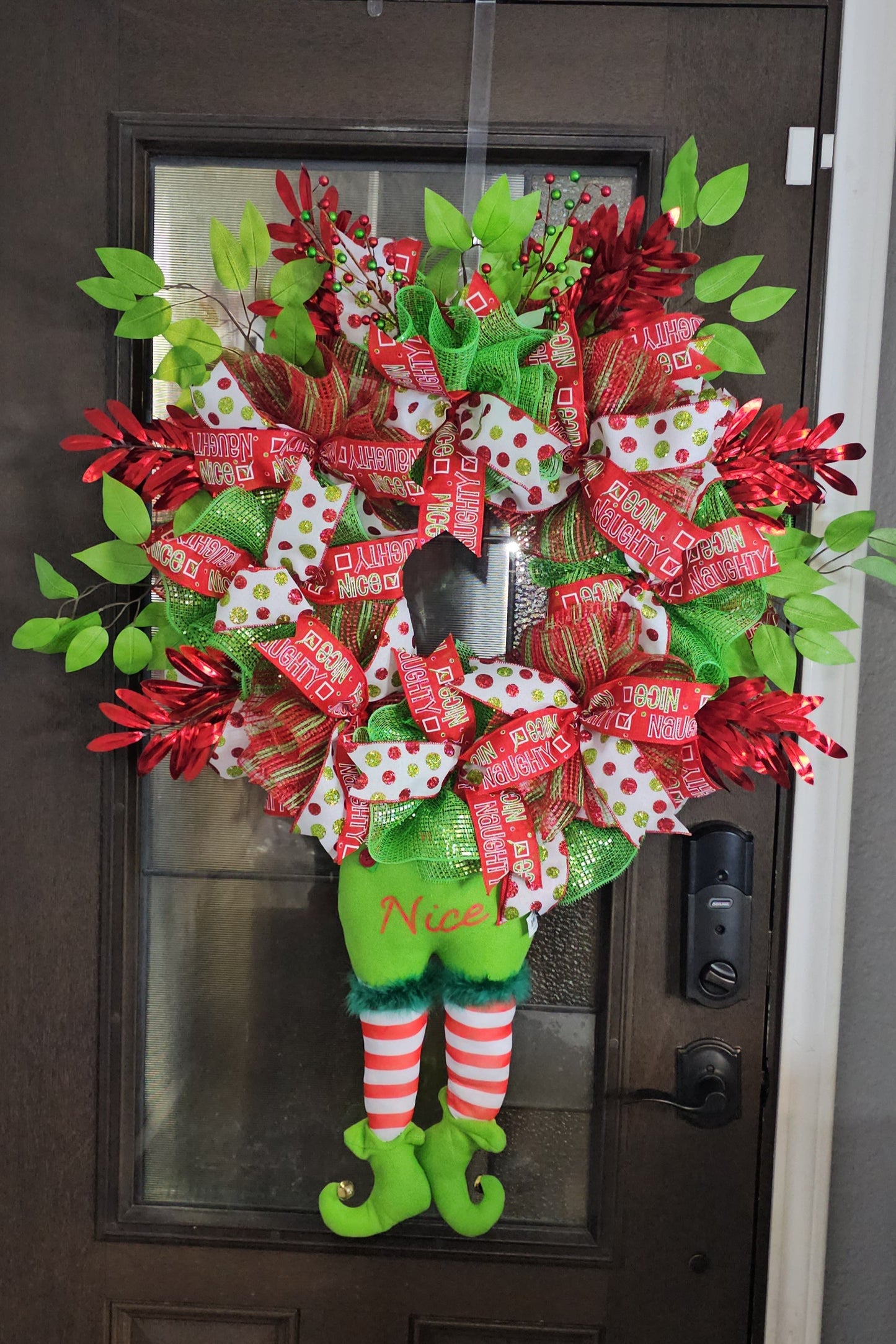 Nice Elf Wreath