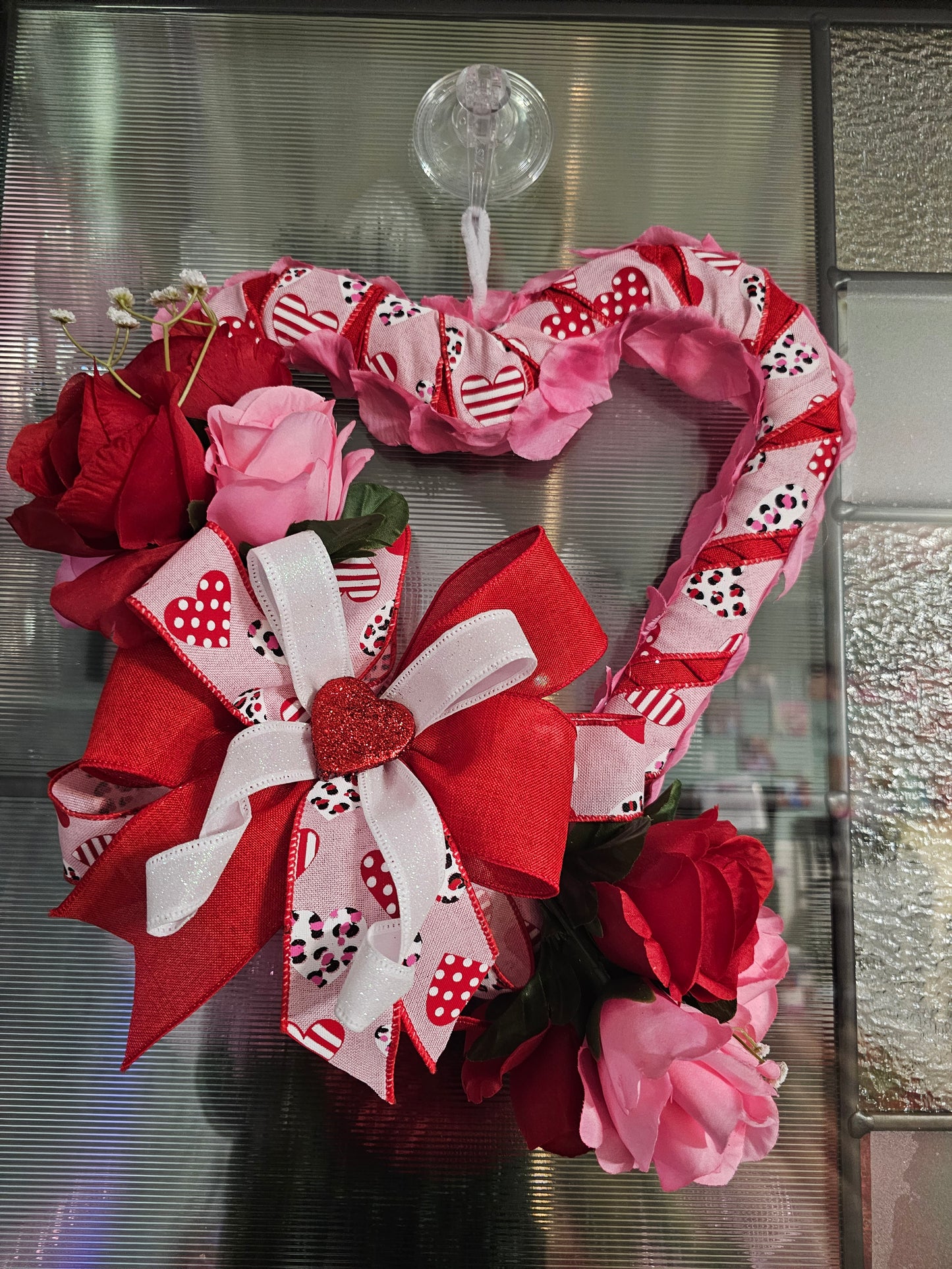 Custom 2-sided Heart Wreath